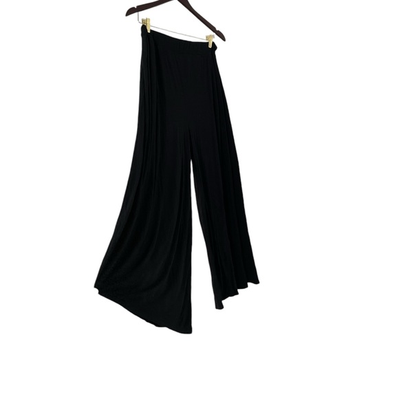 FREE PEOPLE FP Beach Alia Wide Leg Black High Waisted Pants - Picture 4 of 10